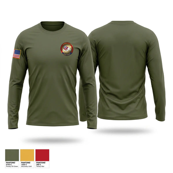 Long Sleeve Performance Shirt, Bulldog Battalion, Army, Teamtime, Team time, sublimation, custom sports apparel, team uniforms, spirit wear, spiritwear, sports uniforms, custom shirts, team store, custom team store, fundraiser sports, apparel fundraiser