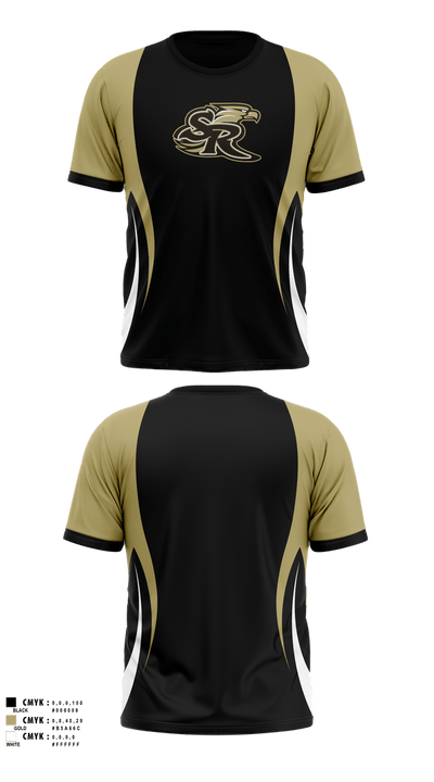 Staunton River Golden Eagles 76845210 Short Sleeve Performance Shirt - 1