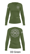 Class #54 78762440 Women's Long Sleeve V-neck Shirt - 57