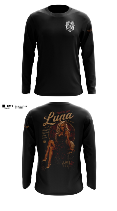 Cerberus unit Long Sleeve Performance Shirt - 21