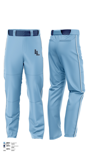 Baseball Pants, Layton Lancers, Baseball, Teamtime, Team time, sublimation, custom sports apparel, team uniforms, spirit wear, spiritwear, sports uniforms, custom shirts, team store, custom team store, fundraiser sports, apparel fundraiser