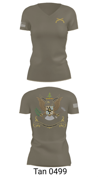 Womens Short Sleeve Vneck Shirt, 402nd Military Police Battalion, , Teamtime, Team time, sublimation, custom sports apparel, team uniforms, spirit wear, spiritwear, sports uniforms, custom shirts, team store, custom team store, fundraiser sports, apparel fundraiser