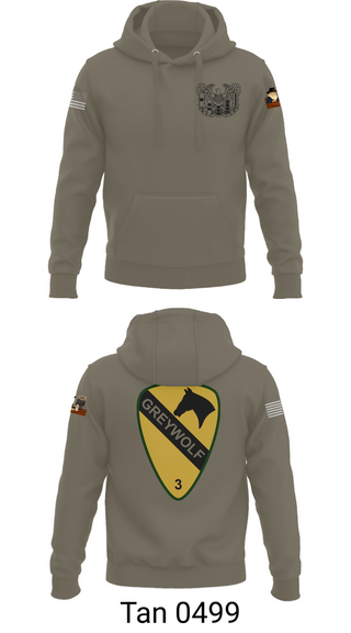 Hoodie, 1st cav Div 3abct, , Teamtime, Team time, sublimation, custom sports apparel, team uniforms, spirit wear, spiritwear, sports uniforms, custom shirts, team store, custom team store, fundraiser sports, apparel fundraiser