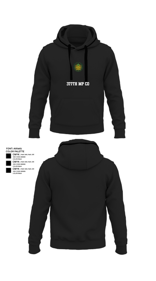 Hoodie, 377th MP CO, , Teamtime, Team time, sublimation, custom sports apparel, team uniforms, spirit wear, spiritwear, sports uniforms, custom shirts, team store, custom team store, fundraiser sports, apparel fundraiser
