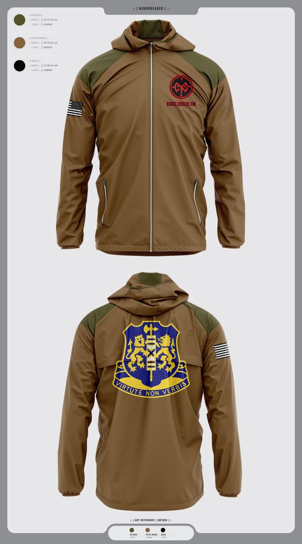Windbreaker, HHC 2/108 IN, , Teamtime, Team time, sublimation, custom sports apparel, team uniforms, spirit wear, spiritwear, sports uniforms, custom shirts, team store, custom team store, fundraiser sports, apparel fundraiser