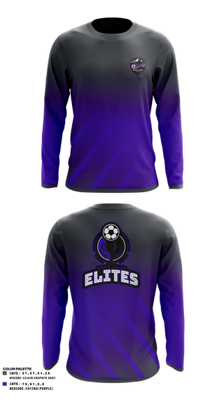 Long Sleeve Performance Shirt, Mile High Elites FC, Men's Soccer, Teamtime, Team time, sublimation, custom sports apparel, team uniforms, spirit wear, spiritwear, sports uniforms, custom shirts, team store, custom team store, fundraiser sports, apparel fundraiser