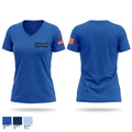 Bethany Fire Department Women's Short Sleeve V-neck Shirt - 1