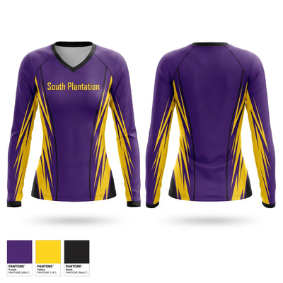 South Plantation Women's Long Sleeve V-neck Shirt - 1