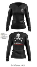 DirtBoyz 22513756 Women's Long Sleeve V-neck Shirt - 3
