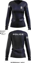 RRPD 85148430 Women's Long Sleeve V-neck Shirt - 201