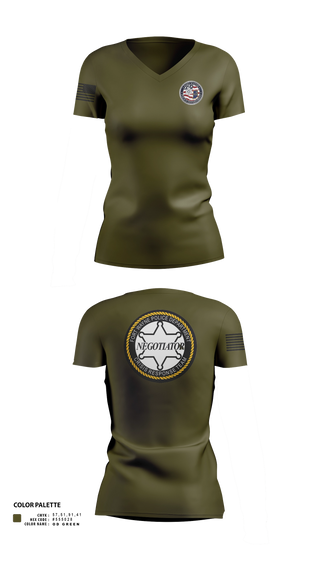 Womens Short Sleeve Vneck Shirt, CRT, Police, Teamtime, Team time, sublimation, custom sports apparel, team uniforms, spirit wear, spiritwear, sports uniforms, custom shirts, team store, custom team store, fundraiser sports, apparel fundraiser