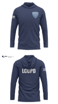 Lakeland Community College Police Department Long Sleeve Performance Shirt with hood - 5