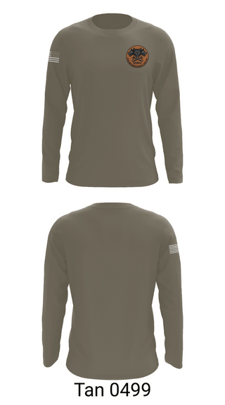 Long Sleeve Performance Shirt, 3-238th Hellhounds, National Guard, Teamtime, Team time, sublimation, custom sports apparel, team uniforms, spirit wear, spiritwear, sports uniforms, custom shirts, team store, custom team store, fundraiser sports, apparel fundraiser