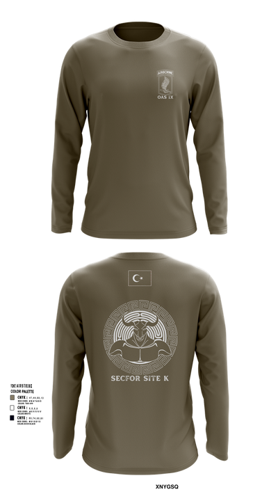 173RD ABN 21007449 Long Sleeve Performance Shirt 105