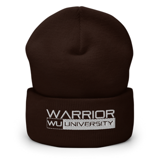 Warrior University Cuffed Beanie | Yupoong 1501KC