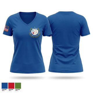 Womens Short Sleeve Vneck Shirt, Hastings Area Ambulance, EMS/EMT, Teamtime, Team time, sublimation, custom sports apparel, team uniforms, spirit wear, spiritwear, sports uniforms, custom shirts, team store, custom team store, fundraiser sports, apparel fundraiser