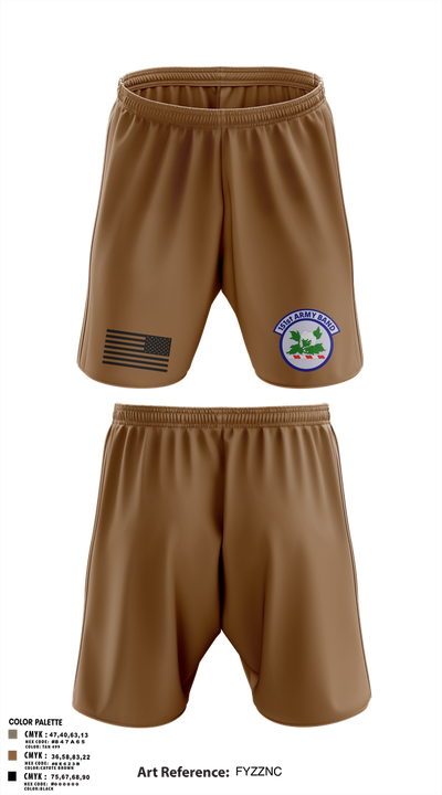 151st Army Band 82490889 Athletic Shorts With Pockets - 2