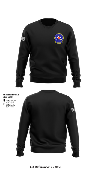 Crew Neck Sweatshirt, 224th, , Teamtime, Team time, sublimation, custom sports apparel, team uniforms, spirit wear, spiritwear, sports uniforms, custom shirts, team store, custom team store, fundraiser sports, apparel fundraiser