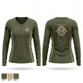 Sheriff K9 Women's Long Sleeve V-neck Shirt - 1