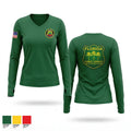 Florida Forest Service Women's Long Sleeve V-neck Shirt - 1