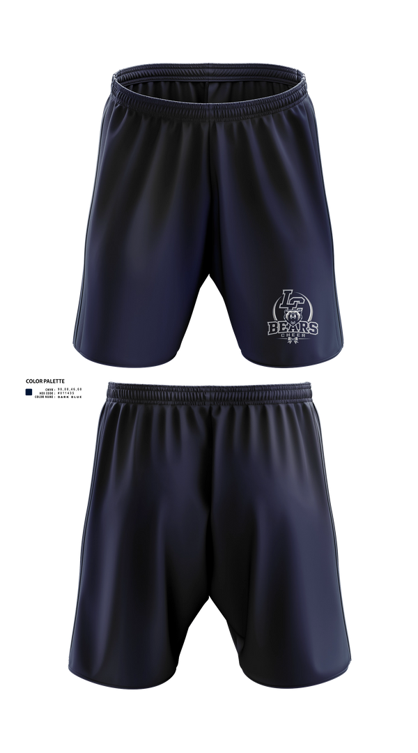 Athletic Shorts With Pockets, La Cueva Bears, Cheer, Teamtime, Team time, sublimation, custom sports apparel, team uniforms, spirit wear, spiritwear, sports uniforms, custom shirts, team store, custom team store, fundraiser sports, apparel fundraiser