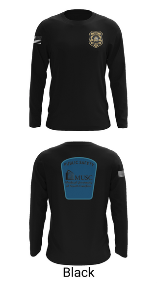 Long Sleeve Performance Shirt, MUSC POLICE, Police, Teamtime, Team time, sublimation, custom sports apparel, team uniforms, spirit wear, spiritwear, sports uniforms, custom shirts, team store, custom team store, fundraiser sports, apparel fundraiser