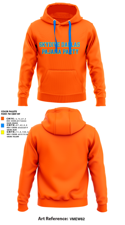 Skydive Dallas Pajama Party 6705089 Hoodie - 1