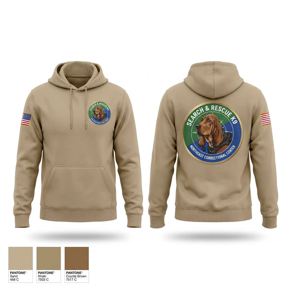 Hoodie, Northeast Correctional Center K9, Police, Teamtime, Team time, sublimation, custom sports apparel, team uniforms, spirit wear, spiritwear, sports uniforms, custom shirts, team store, custom team store, fundraiser sports, apparel fundraiser