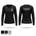 TAYLORSVILLE POLICE Women's Long Sleeve V-neck Shirt - 1