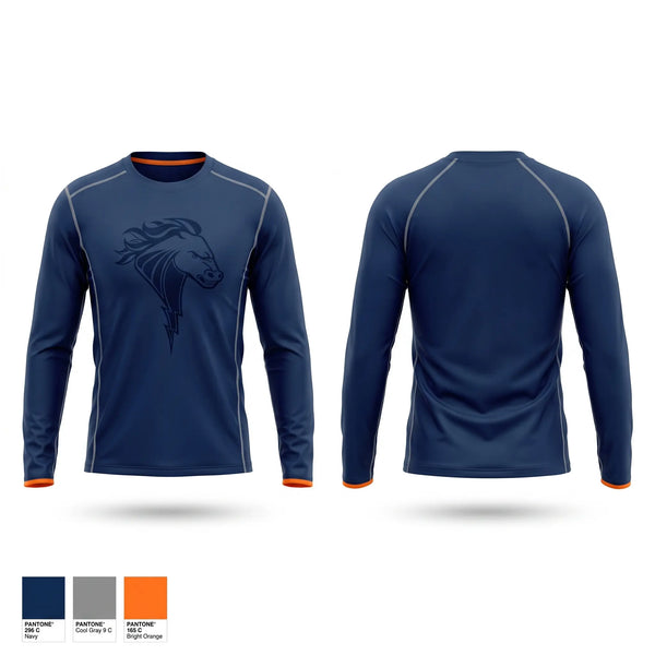 Long Sleeve Performance Shirt, Illini West Chargers, Spirit Store, Teamtime, Team time, sublimation, custom sports apparel, team uniforms, spirit wear, spiritwear, sports uniforms, custom shirts, team store, custom team store, fundraiser sports, apparel fundraiser