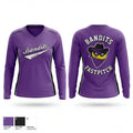 Bandits 83427056 Women's Long Sleeve V-neck Shirt - 1