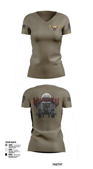 Womens Short Sleeve Vneck Shirt, CHP- GGD WST, , Teamtime, Team time, sublimation, custom sports apparel, team uniforms, spirit wear, spiritwear, sports uniforms, custom shirts, team store, custom team store, fundraiser sports, apparel fundraiser
