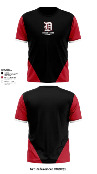 Short Sleeve Performance Shirt, DeKalb Barons Baseball, Baseball, Teamtime, Team time, sublimation, custom sports apparel, team uniforms, spirit wear, spiritwear, sports uniforms, custom shirts, team store, custom team store, fundraiser sports, apparel fundraiser