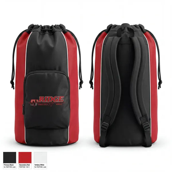 Gear Bag, Ridge Ambulance Service, EMS/EMT, Teamtime, Team time, sublimation, custom sports apparel, team uniforms, spirit wear, spiritwear, sports uniforms, custom shirts, team store, custom team store, fundraiser sports, apparel fundraiser