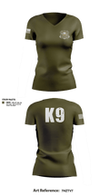 SAR K9 22018566 Women's Short Sleeve V-neck Shirt - 2