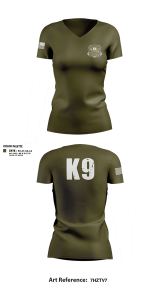 Womens Short Sleeve Vneck Shirt, SAR K9, EMS/EMT, Teamtime, Team time, sublimation, custom sports apparel, team uniforms, spirit wear, spiritwear, sports uniforms, custom shirts, team store, custom team store, fundraiser sports, apparel fundraiser