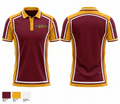 Roosevelt Teddies Short Sleeve Performance Polo - 10