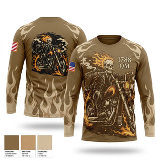 Long Sleeve Performance Shirt, 1788 QM, Army, Teamtime, Team time, sublimation, custom sports apparel, team uniforms, spirit wear, spiritwear, sports uniforms, custom shirts, team store, custom team store, fundraiser sports, apparel fundraiser