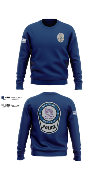 Crew Neck Sweatshirt, team name, Police, Teamtime, Team time, sublimation, custom sports apparel, team uniforms, spirit wear, spiritwear, sports uniforms, custom shirts, team store, custom team store, fundraiser sports, apparel fundraiser
