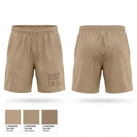 Athletic Shorts With Pockets, 51ST CM Co, Army, Teamtime, Team time, sublimation, custom sports apparel, team uniforms, spirit wear, spiritwear, sports uniforms, custom shirts, team store, custom team store, fundraiser sports, apparel fundraiser