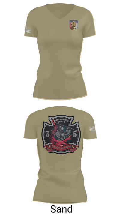 Truck 35 66296032 Women's Short Sleeve V-neck Shirt - 88