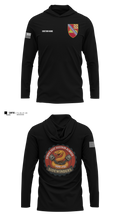 509th FSC Long Sleeve Hooded Sun Shirt - 7