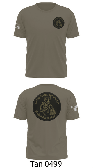 Short Sleeve Performance Shirt, Fulton (IL) Police (SAR), Police, Teamtime, Team time, sublimation, custom sports apparel, team uniforms, spirit wear, spiritwear, sports uniforms, custom shirts, team store, custom team store, fundraiser sports, apparel fundraiser