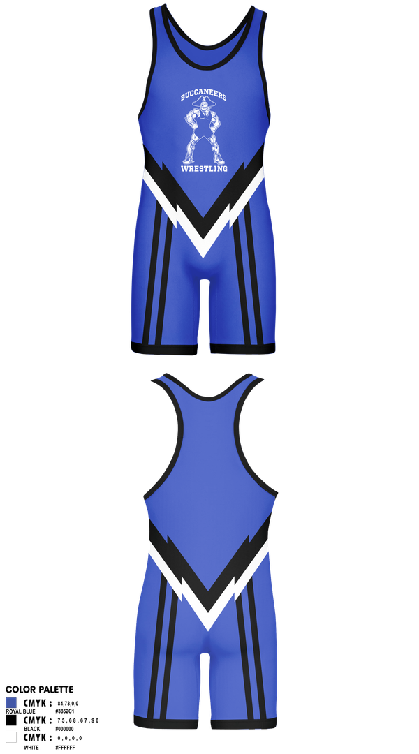Wrestling Singlet, Buccaneers, Wrestling, Teamtime, Team time, sublimation, custom sports apparel, team uniforms, spirit wear, spiritwear, sports uniforms, custom shirts, team store, custom team store, fundraiser sports, apparel fundraiser