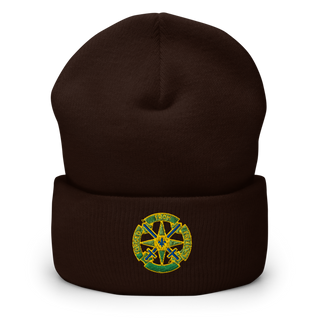 185th MP BN 3463461 Cuffed Beanie | Yupoong 1501KC