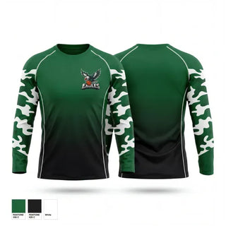 Long Sleeve Performance Shirt, Eagles, Men's Basketball, Teamtime, Team time, sublimation, custom sports apparel, team uniforms, spirit wear, spiritwear, sports uniforms, custom shirts, team store, custom team store, fundraiser sports, apparel fundraiser