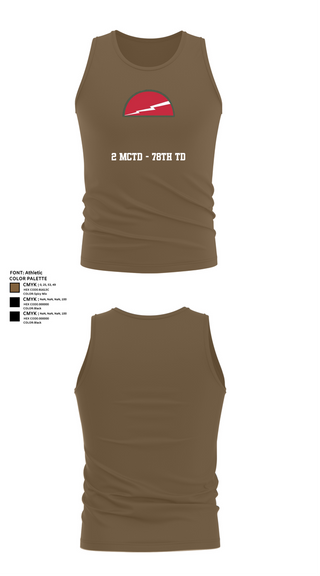 Tank Top, 2 MCTD - 78th TD, , Teamtime, Team time, sublimation, custom sports apparel, team uniforms, spirit wear, spiritwear, sports uniforms, custom shirts, team store, custom team store, fundraiser sports, apparel fundraiser