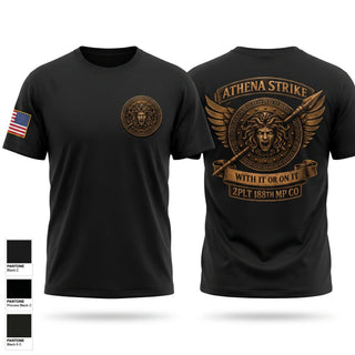 Old School Cotton Feel Shirt, 2/188 MP CO, Army, Teamtime, Team time, sublimation, custom sports apparel, team uniforms, spirit wear, spiritwear, sports uniforms, custom shirts, team store, custom team store, fundraiser sports, apparel fundraiser
