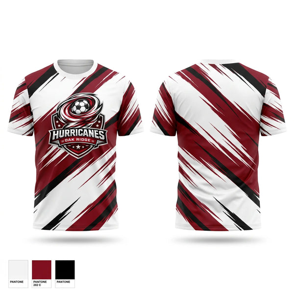Short Sleeve Performance Shirt, Hurricanes, Men's Soccer, Teamtime, Team time, sublimation, custom sports apparel, team uniforms, spirit wear, spiritwear, sports uniforms, custom shirts, team store, custom team store, fundraiser sports, apparel fundraiser
