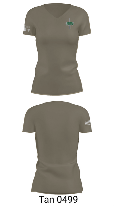 40 commando RM 51951767 Women's Short Sleeve V-neck Shirt - 68